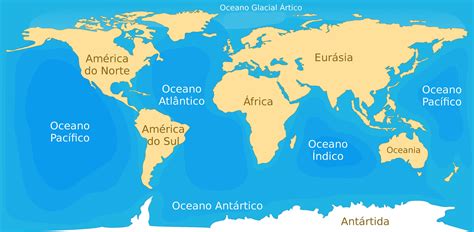 mapa de oceanos.